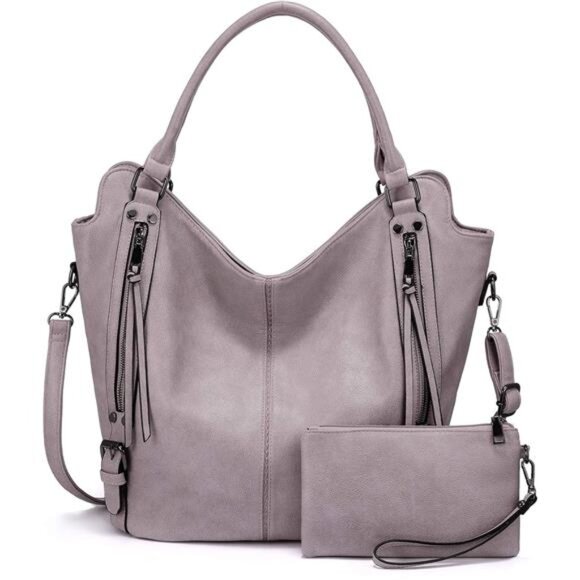 Tote Bag for Women PU Leather Shoulder Bags Fashion Hobo Bags Large Purse and